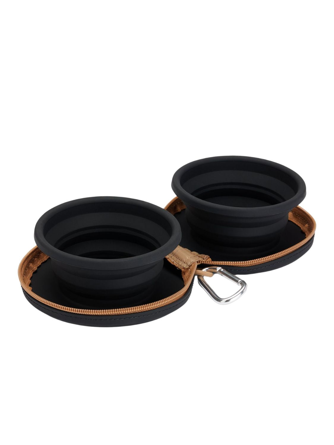 Boss Dog Travel Bowl Set Black