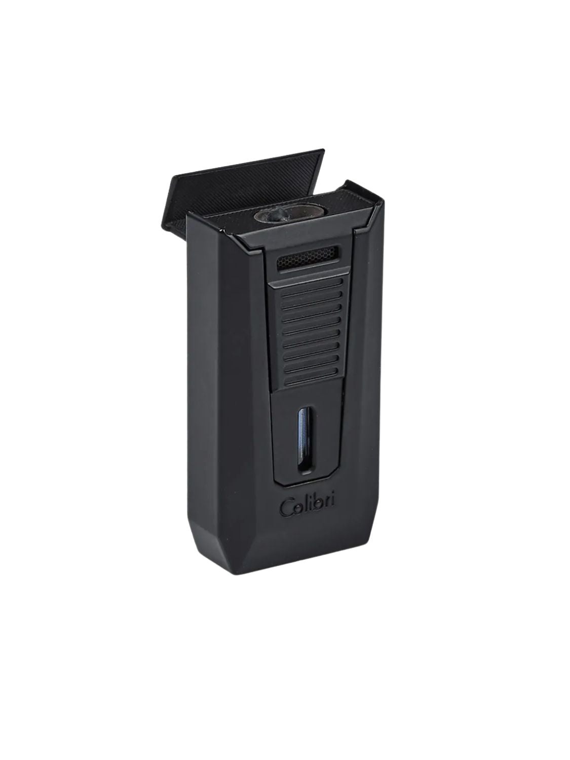 Colibri Slide Lighter and Cigar Cutter Black