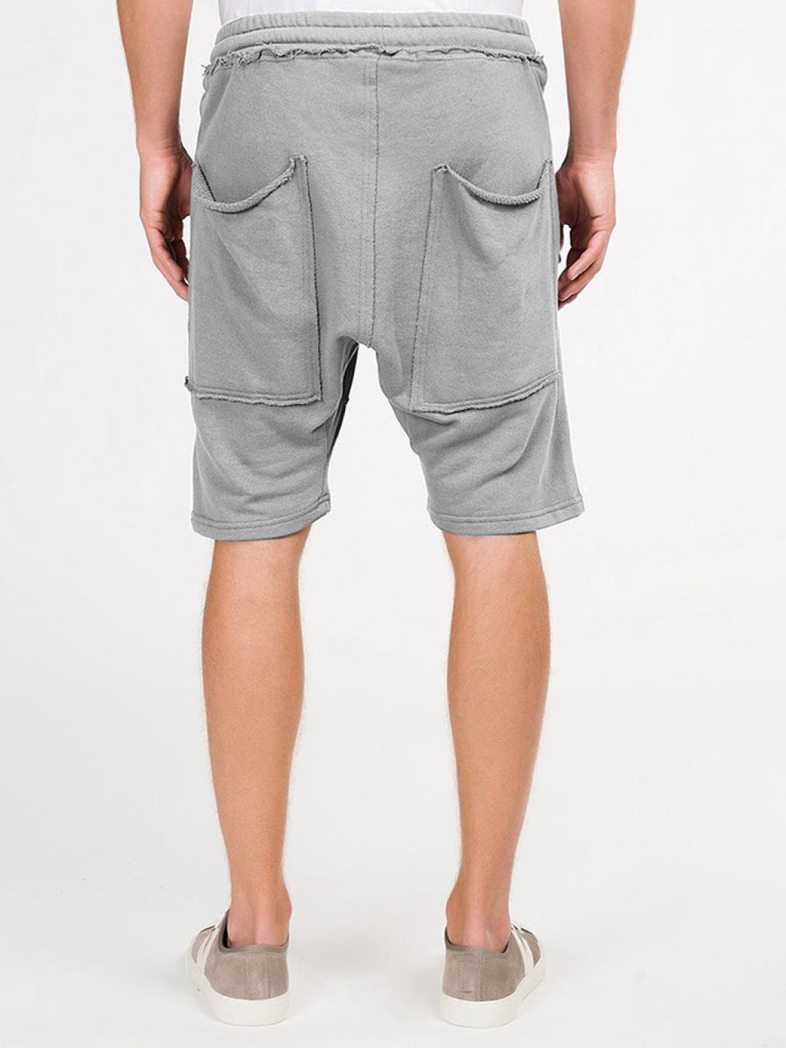 Organic Cotton Sweatshorts Grey Melange | C