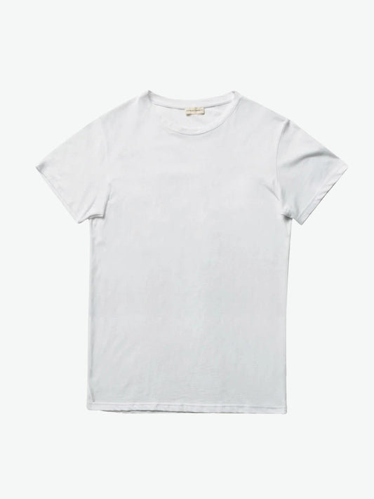 The Project Garments Crewneck Cotton Tailor Fit T-shirt White