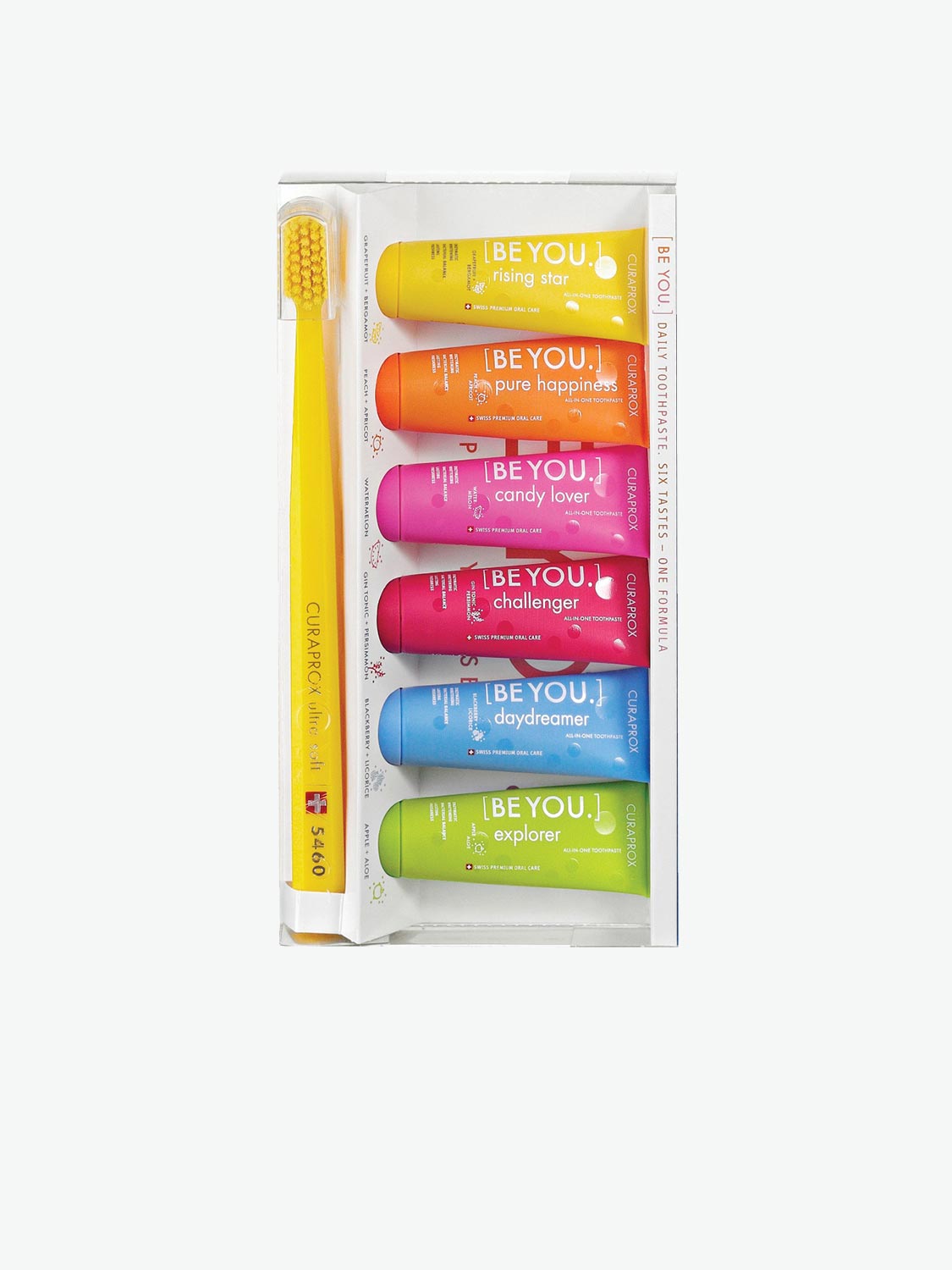 Curaprox Toothpastes Be You Six Taste Pack
