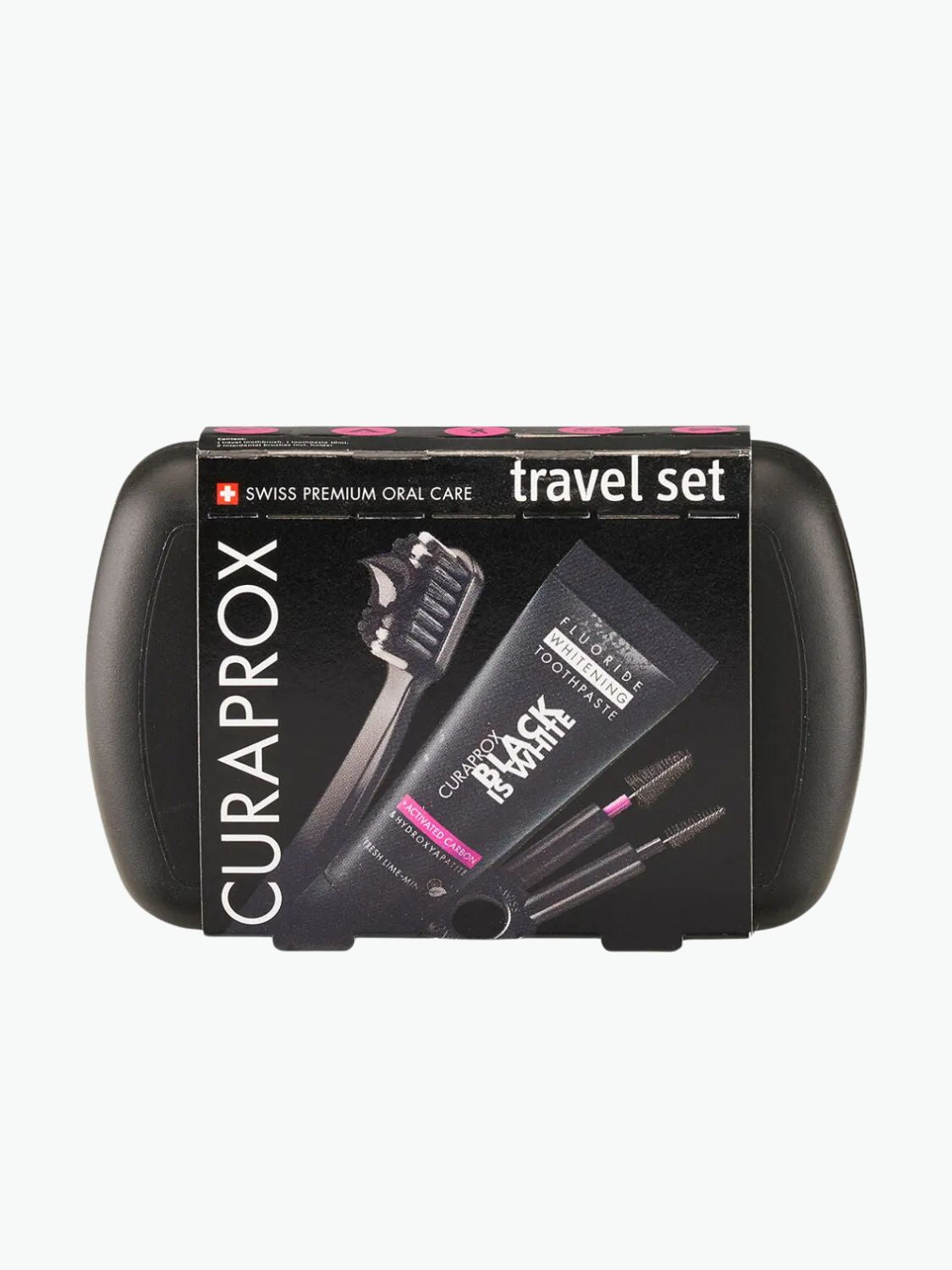 Curaprox Travel Set Black Is White