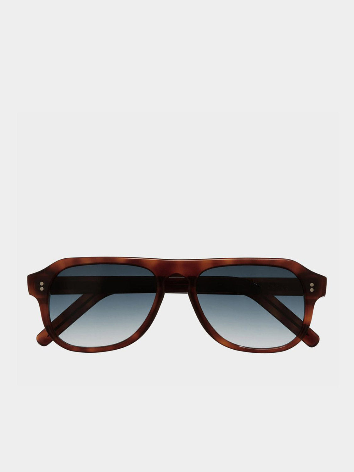 Cutler and Gross Aviator Sunglasses Dark Tortoiseshell | E