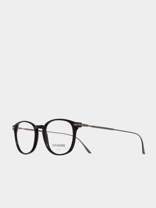 Γυαλιά Οράσεως Cutler and Gross Round Frame Acetate Optical Glasses Black