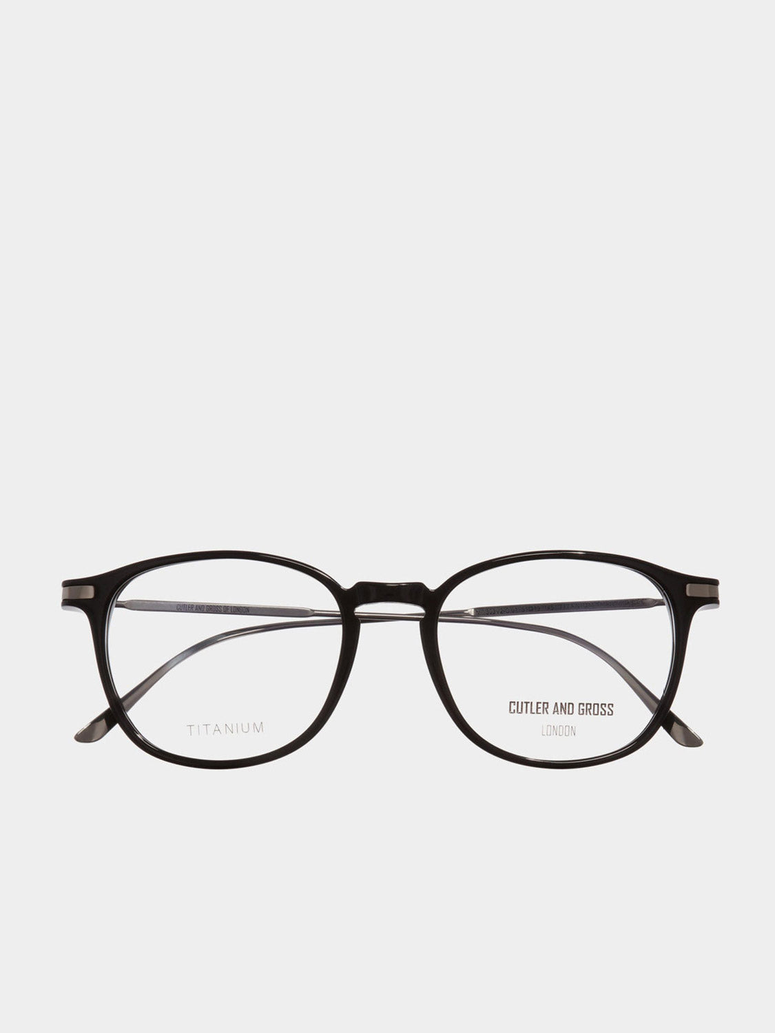 Γυαλιά Οράσεως Cutler and Gross Round Frame Acetate Optical Glasses Black