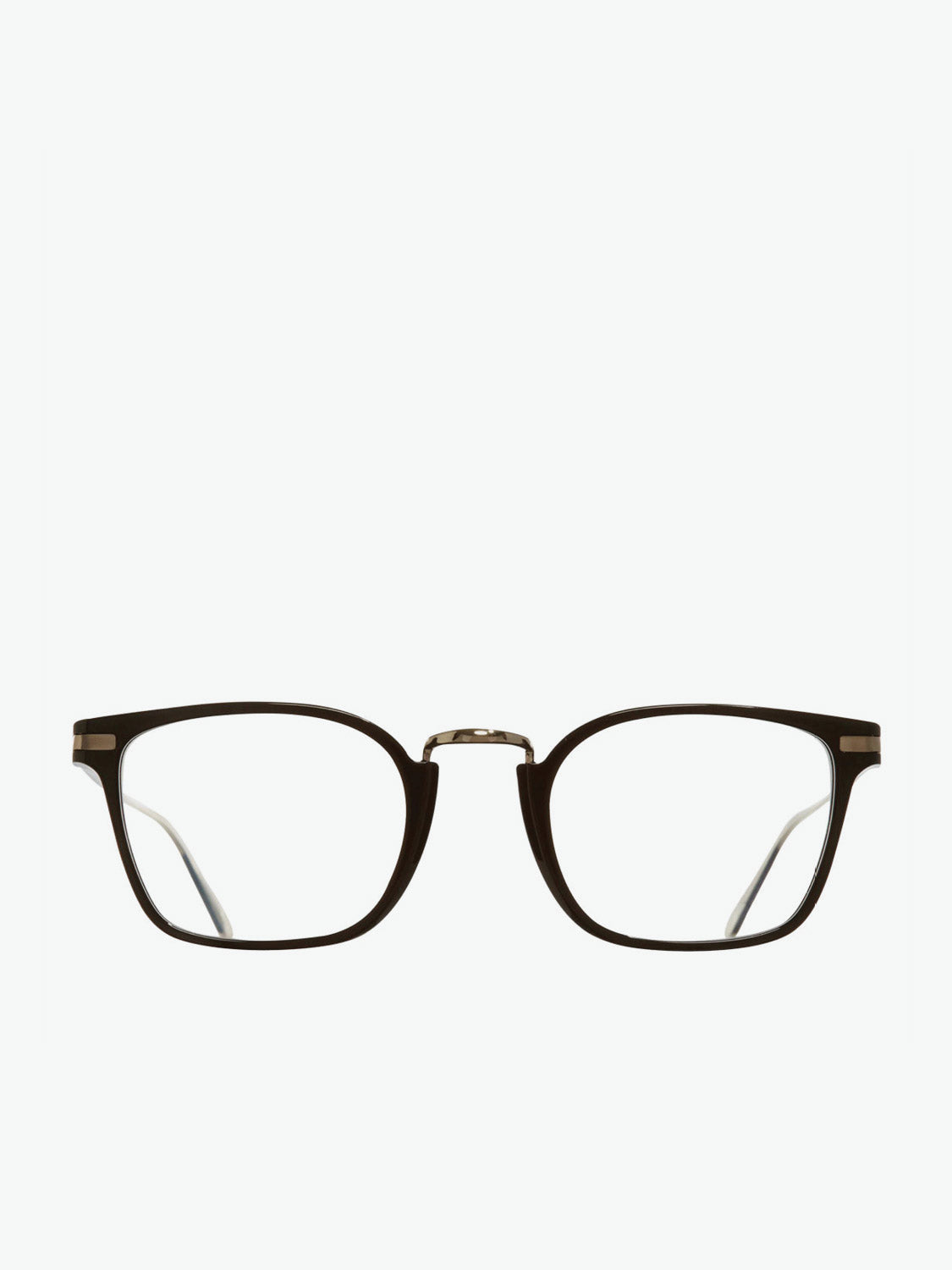Cutler and Gross 1358 Square-Frame Black Optical Glasses