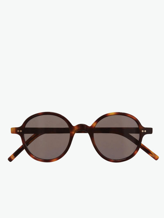 Cutler and Gross Kingsman 9001 Round Sunglasses Dark Turtle