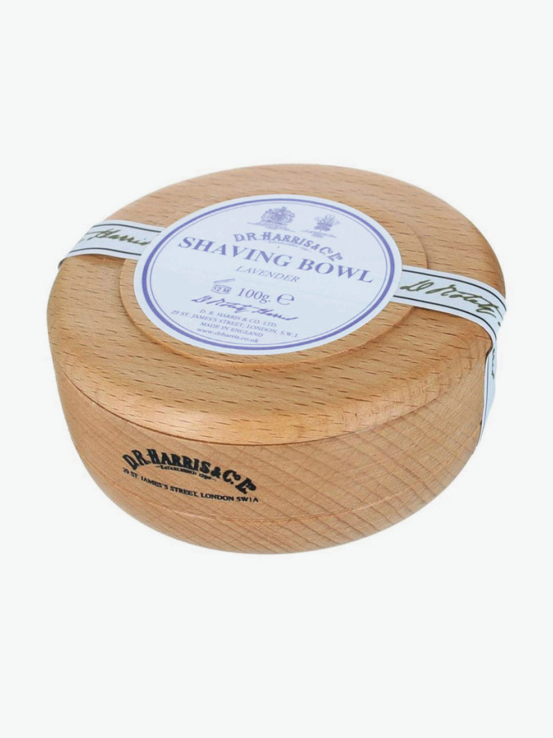 D.R. Harris Lavender Shaving Beech Bowl | C