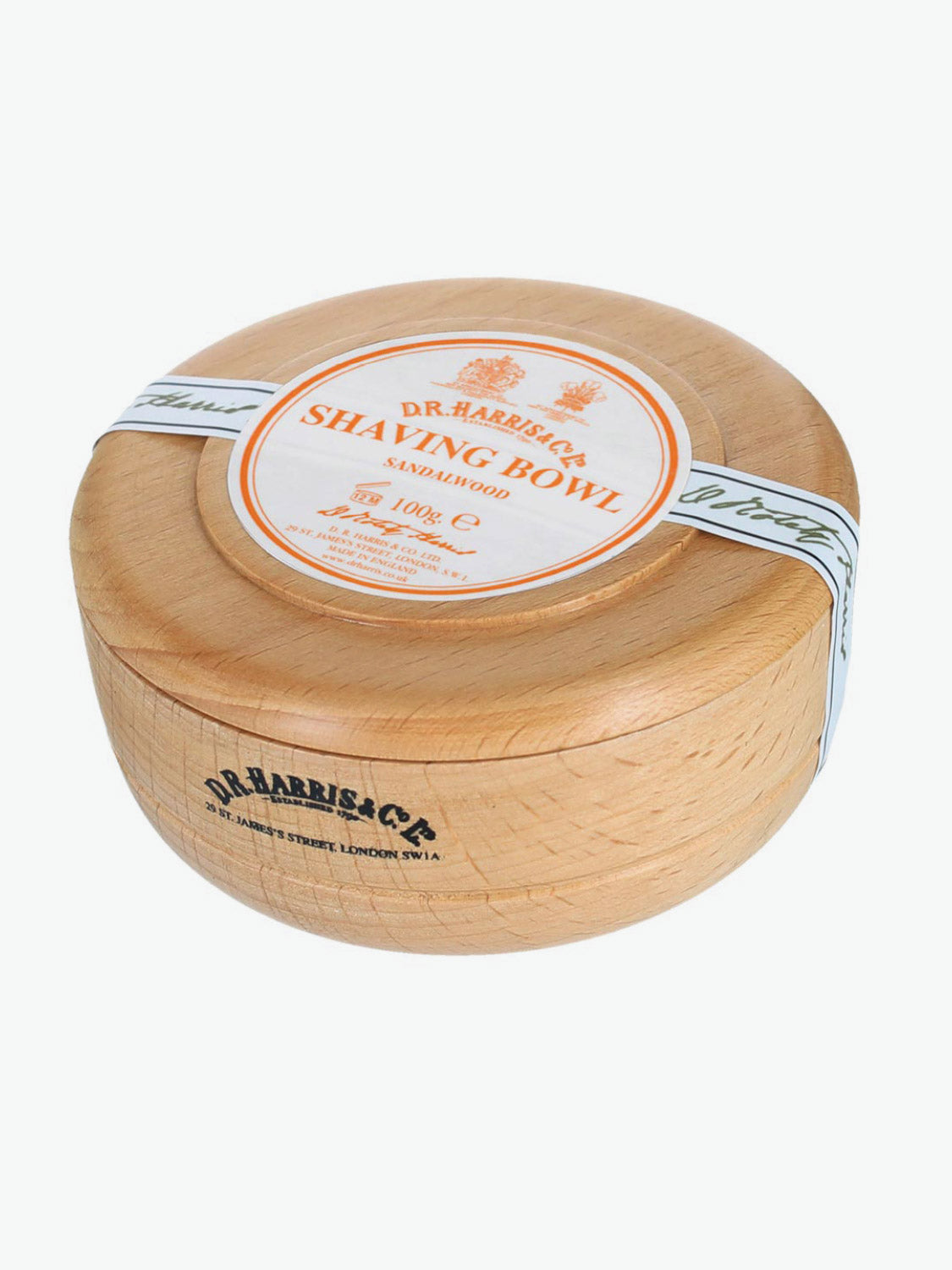 D.R. Harris Sandalwood Shaving Beech Bowl | C