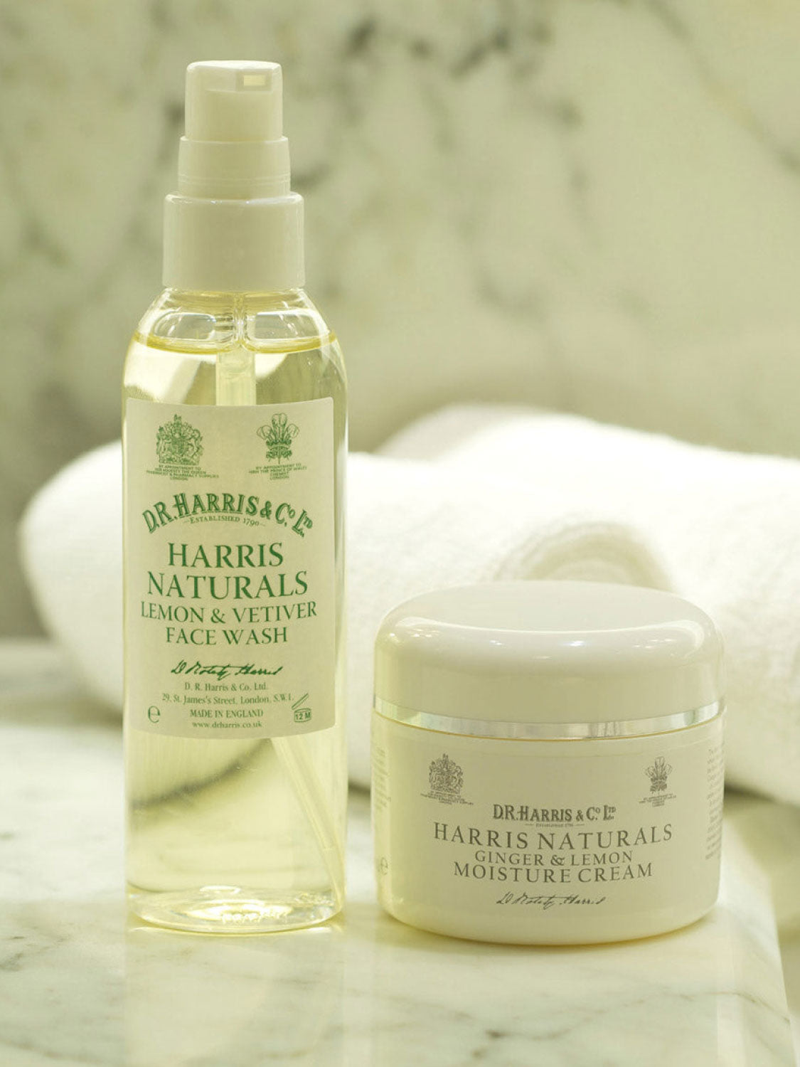 D.R. Harris Naturals Lemon and Vetiver Face Wash | C