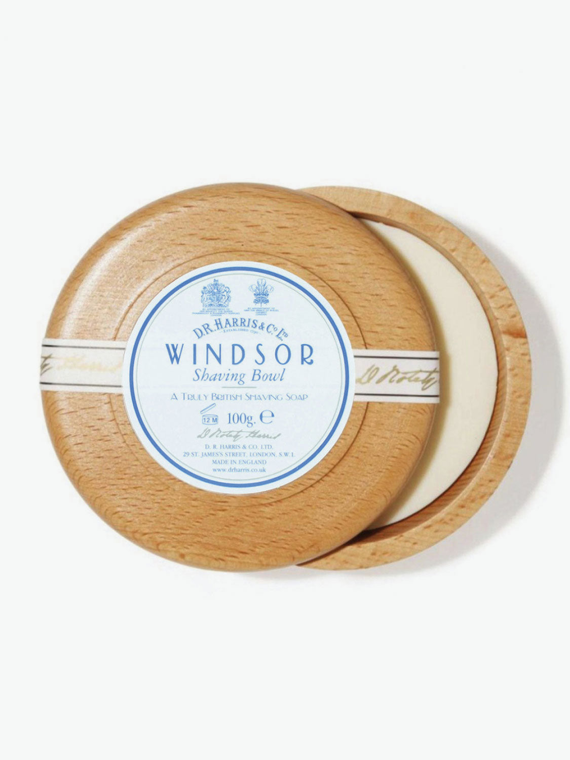 D.R. Harris Windsor Shaving Beech Bowl | B