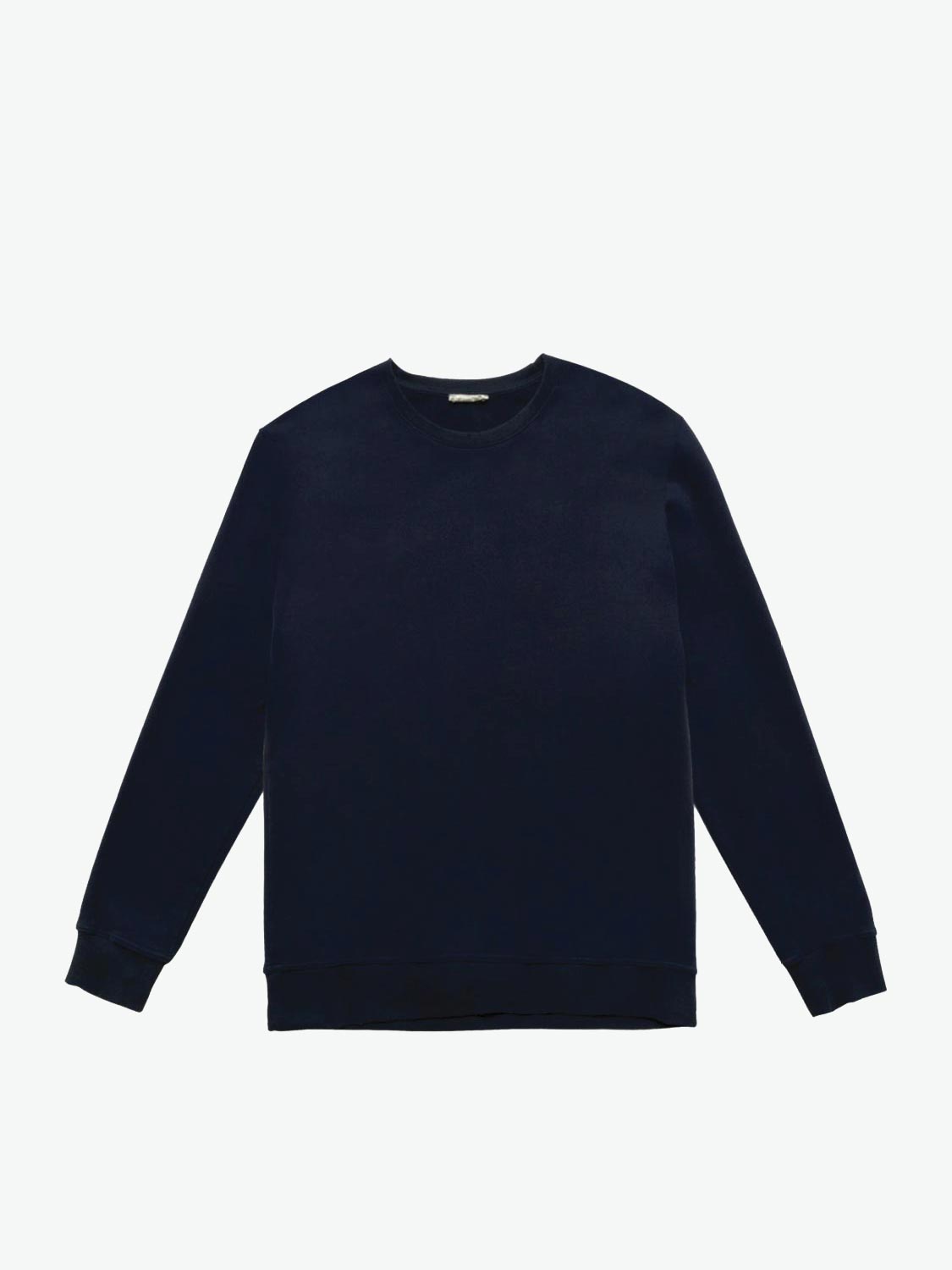 The Project Garments Distressed Crew-Neck Sweatshirt Navy