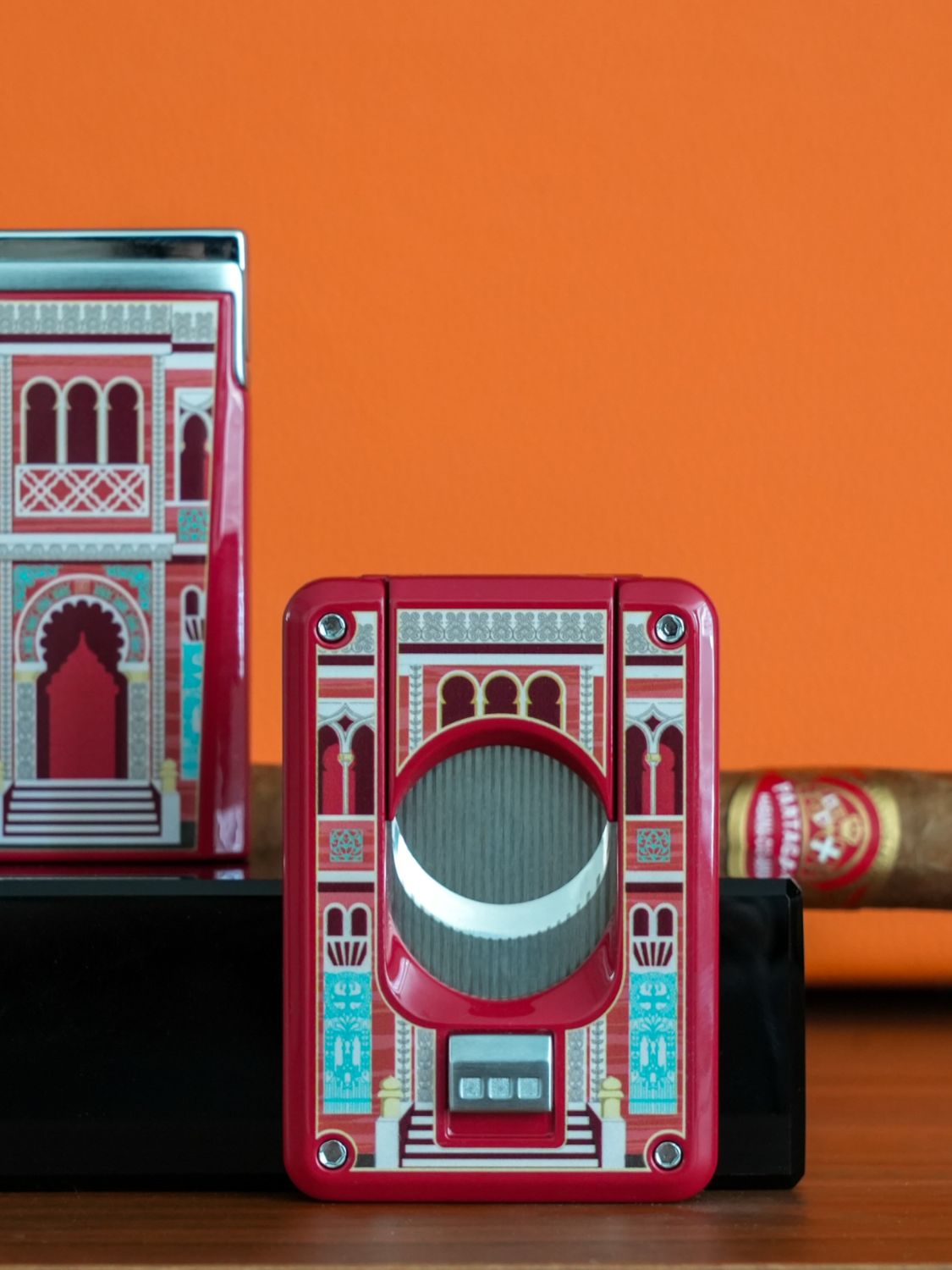 Elie Bleu Casa Cubana Cienfuegos Cigar Cutter Red
