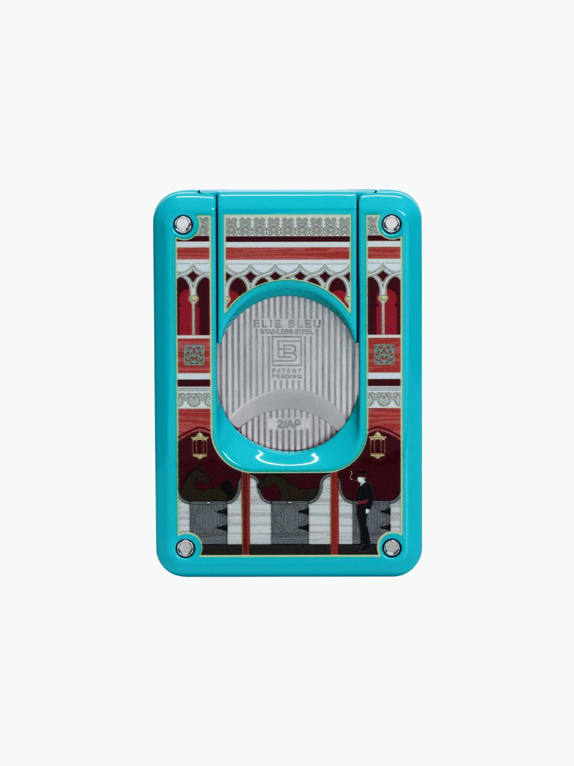 Elie Bleu Casa Cubana Cienfuegos Cigar Cutter Turquoise