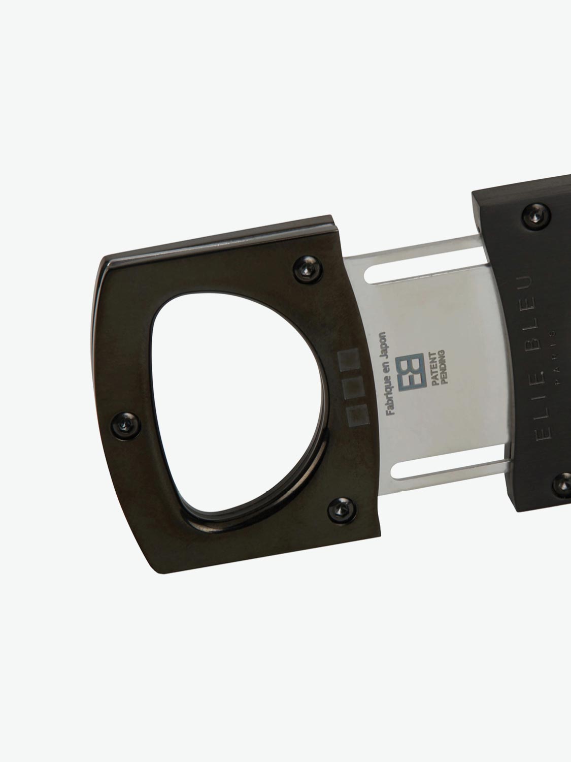 Elie Bleu Double Blade Cigar Cutter Black