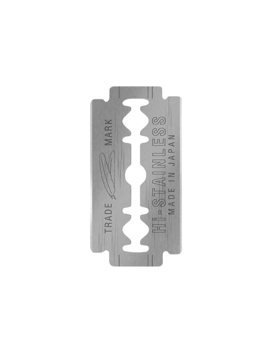 Feather 10 Platinum Coated Steel Safety Razor Blades