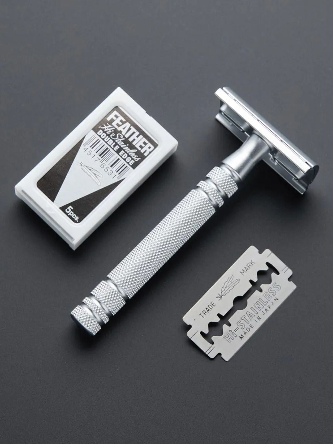 Λεπίδες Ξυρίσματος Feather 5 Hi Stainless Steel Safety Razor Blades