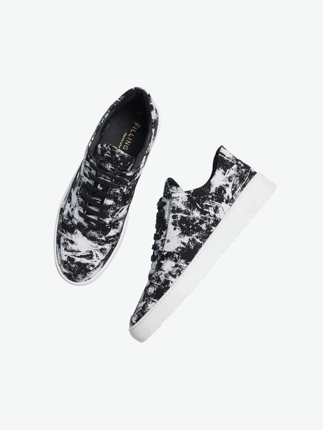 Filling Pieces Low Mondo Ripple Stroke Black | The Project Garments - D