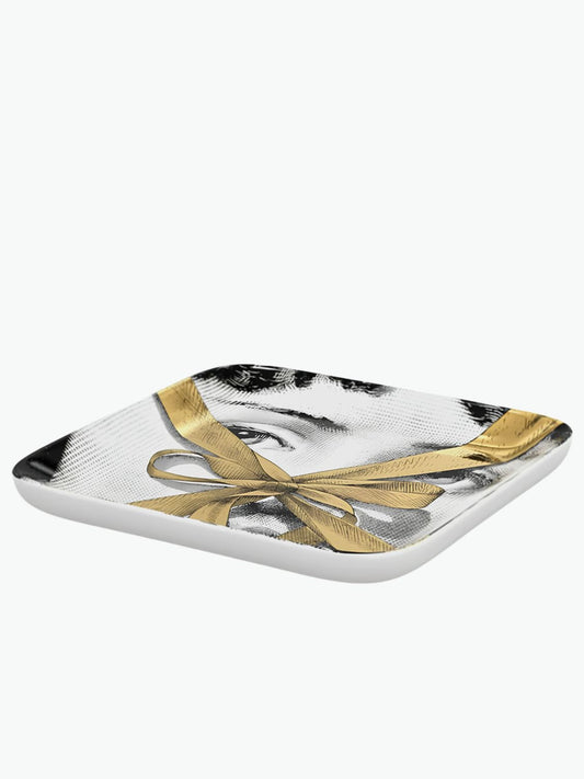 Fornasetti Square Ashtray Gift Tema e Variazioni n.171