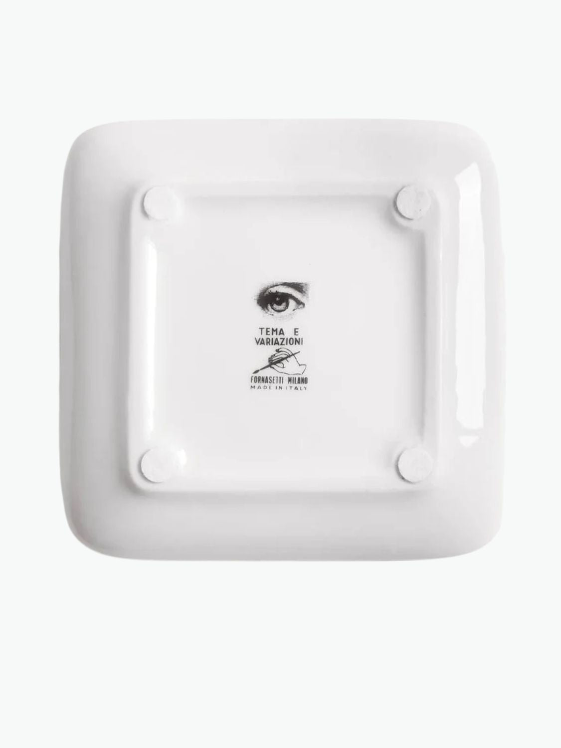 Fornasetti Square Ashtray Gift Tema e Variazioni n.171