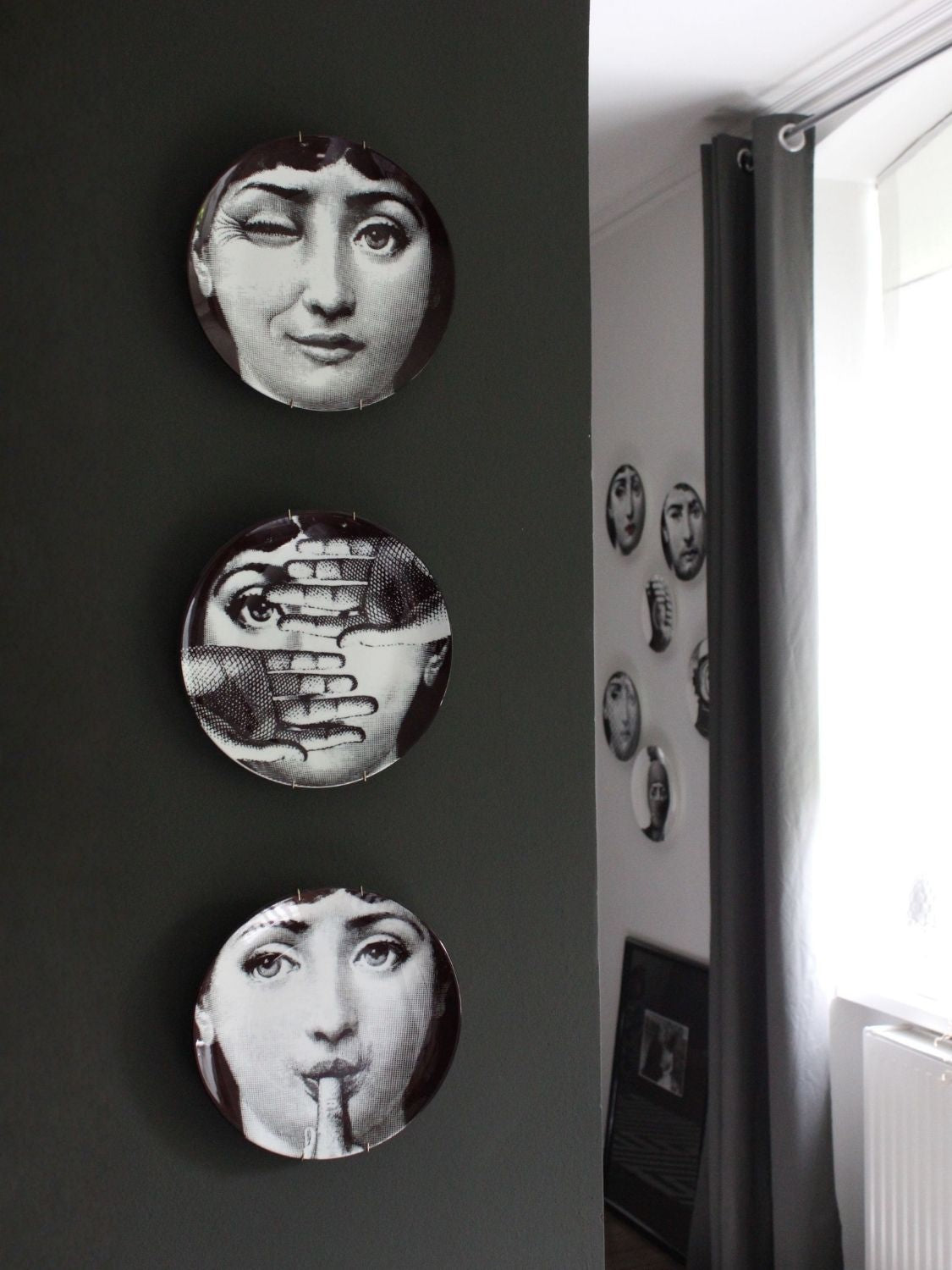 Fornasetti Wall Plate Tema e Variazioni n.178
