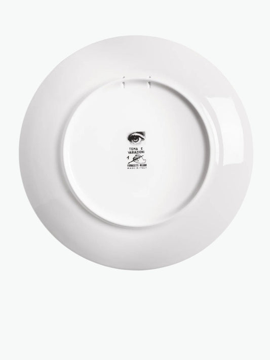 Fornasetti Wall Plate Tema e Variazioni n.1