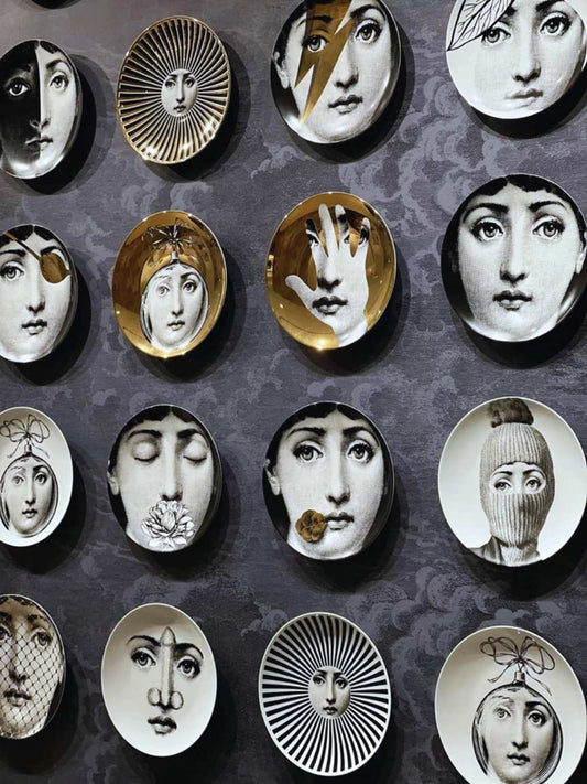 Fornasetti Wall Plate Tema e Variazioni n.1