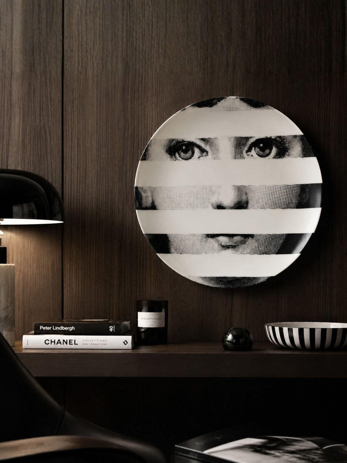 Fornasetti Wall Plate Tema e Variazioni n.29