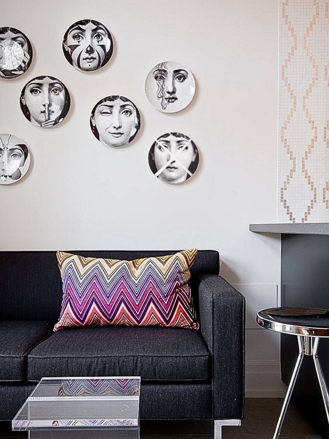 Fornasetti Wall Plate Tema e Variazioni n.30