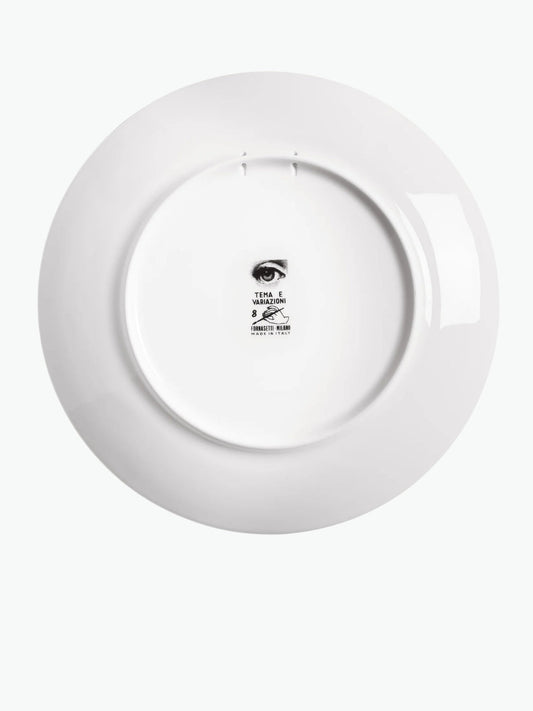 Fornasetti Wall Plate Tema e Variazioni n.8