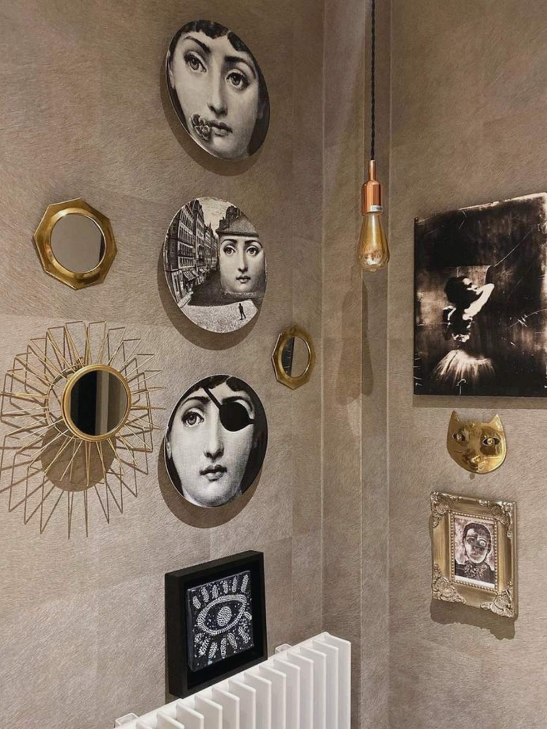 Fornasetti Wall Plate Tema e Variazioni n.8