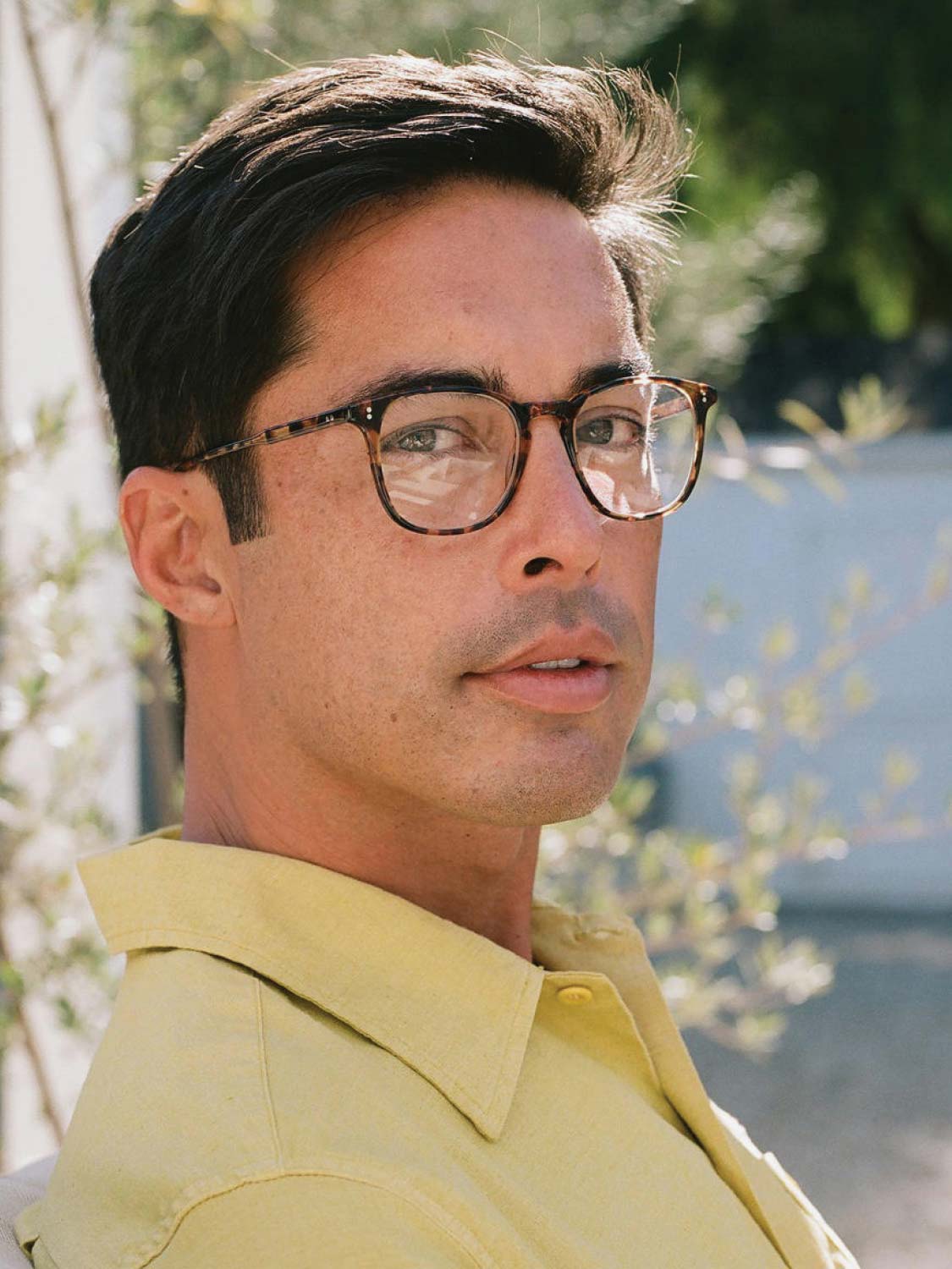 Garrett Leight Squre Tortoise Optical Glasses | C