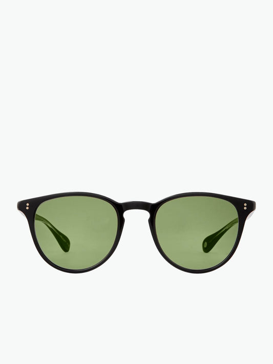 Garrett Leight Manzanita Sun Black Green Sunglasses