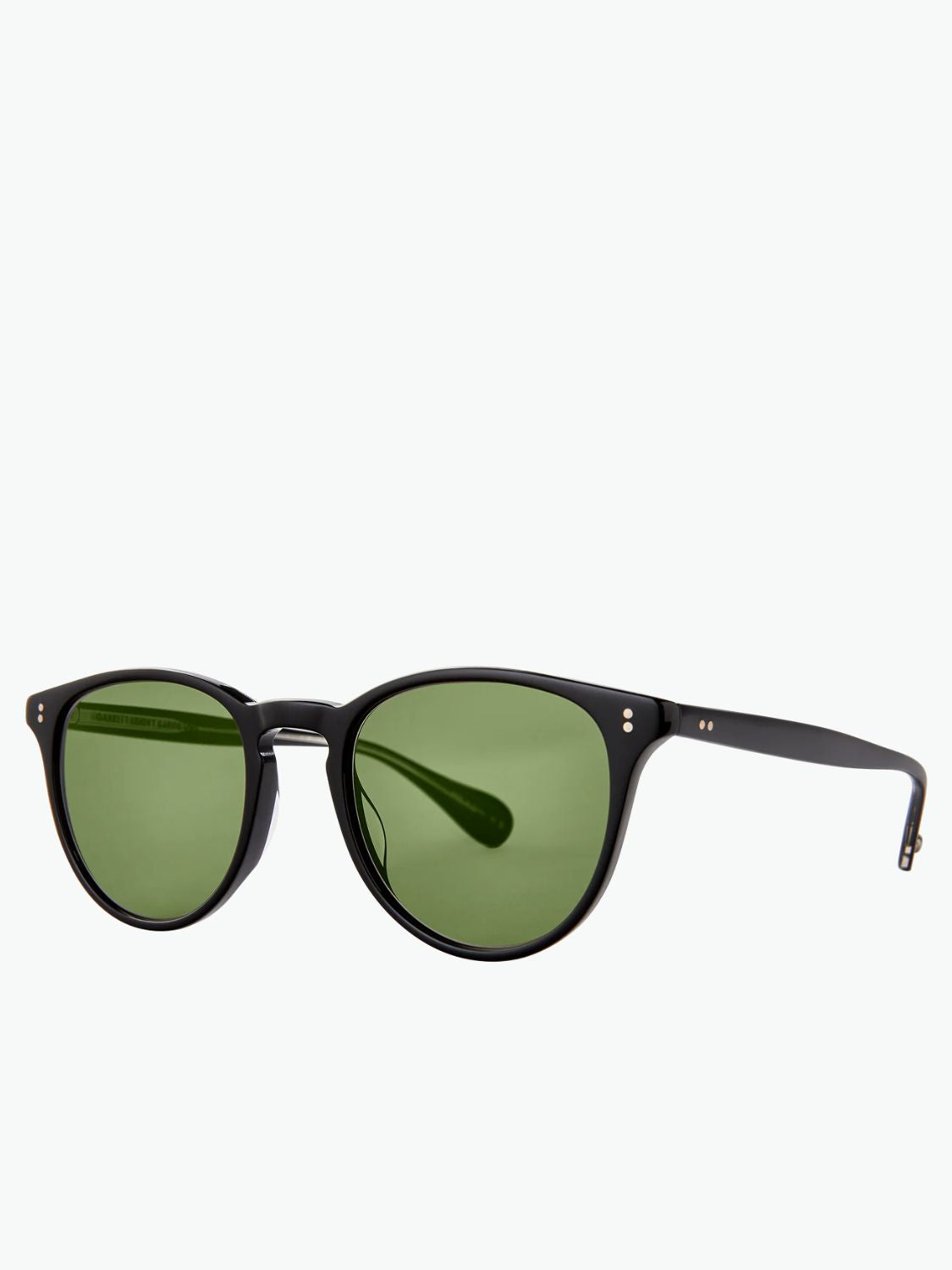 Garrett Leight Manzanita Sun Black Green Sunglasses