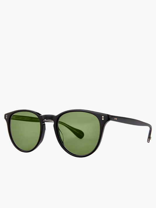 Garrett Leight Manzanita Sun Black Green Sunglasses