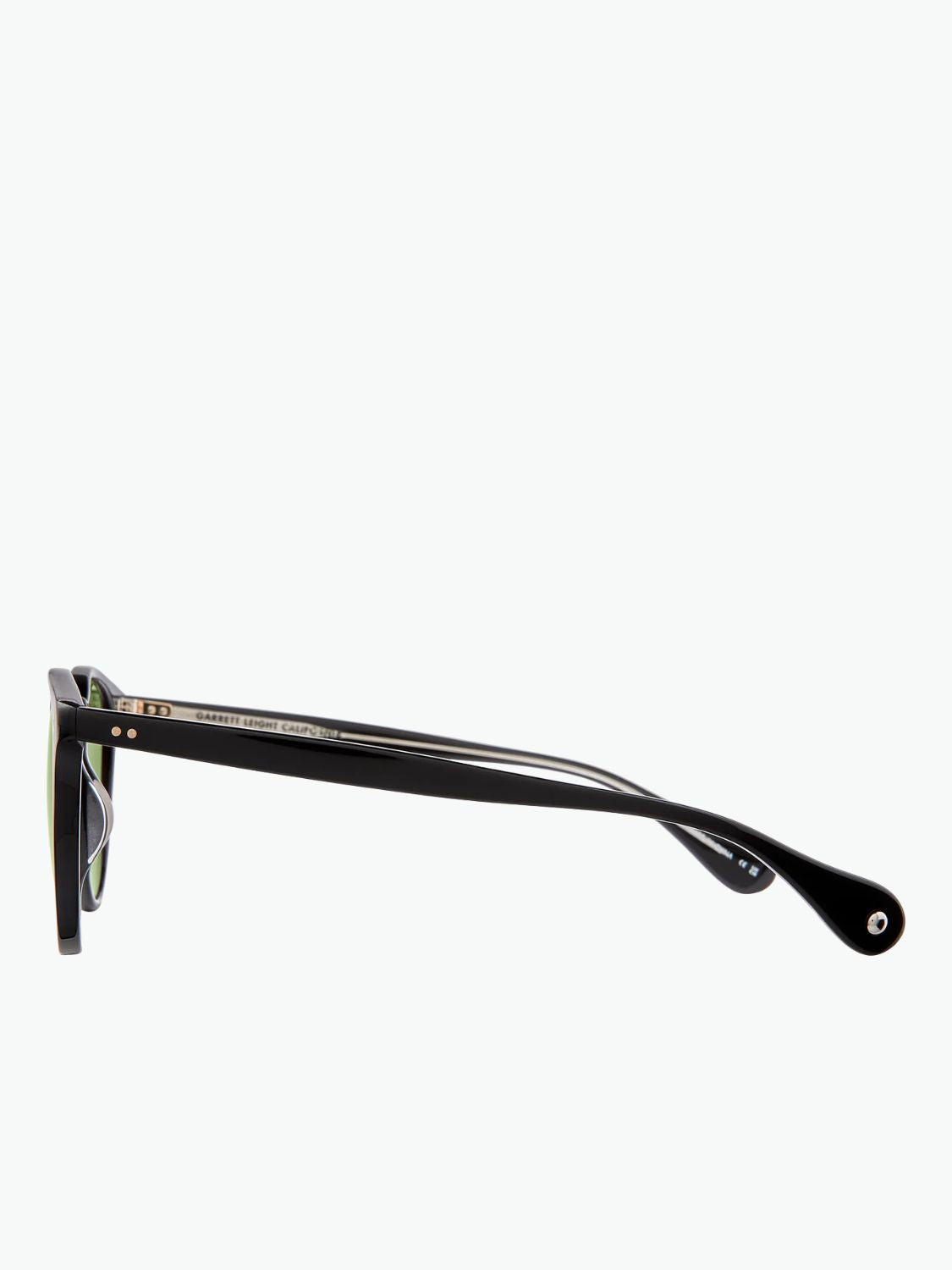 Garrett Leight Manzanita Sun Black Green Sunglasses