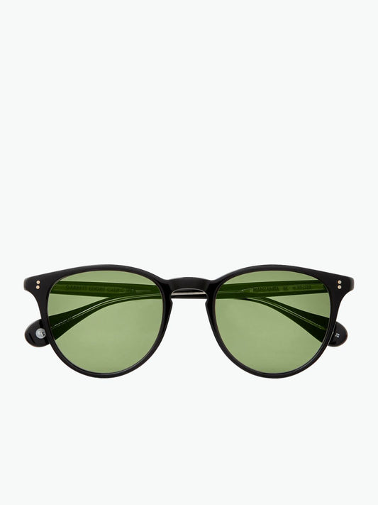 Garrett Leight Manzanita Sun Black Green Sunglasses