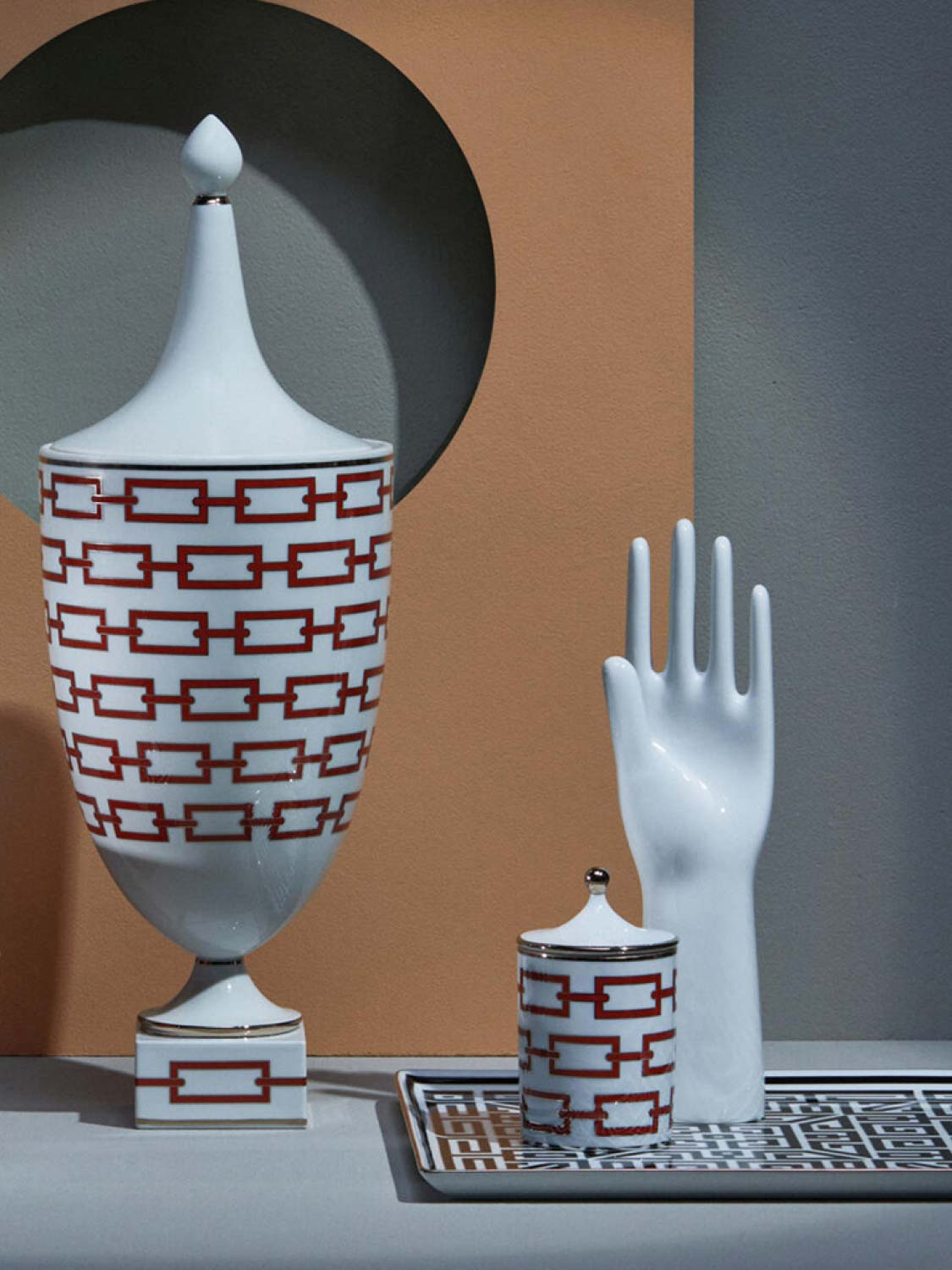 Ginori 1735 Candle Catene Scarlatto