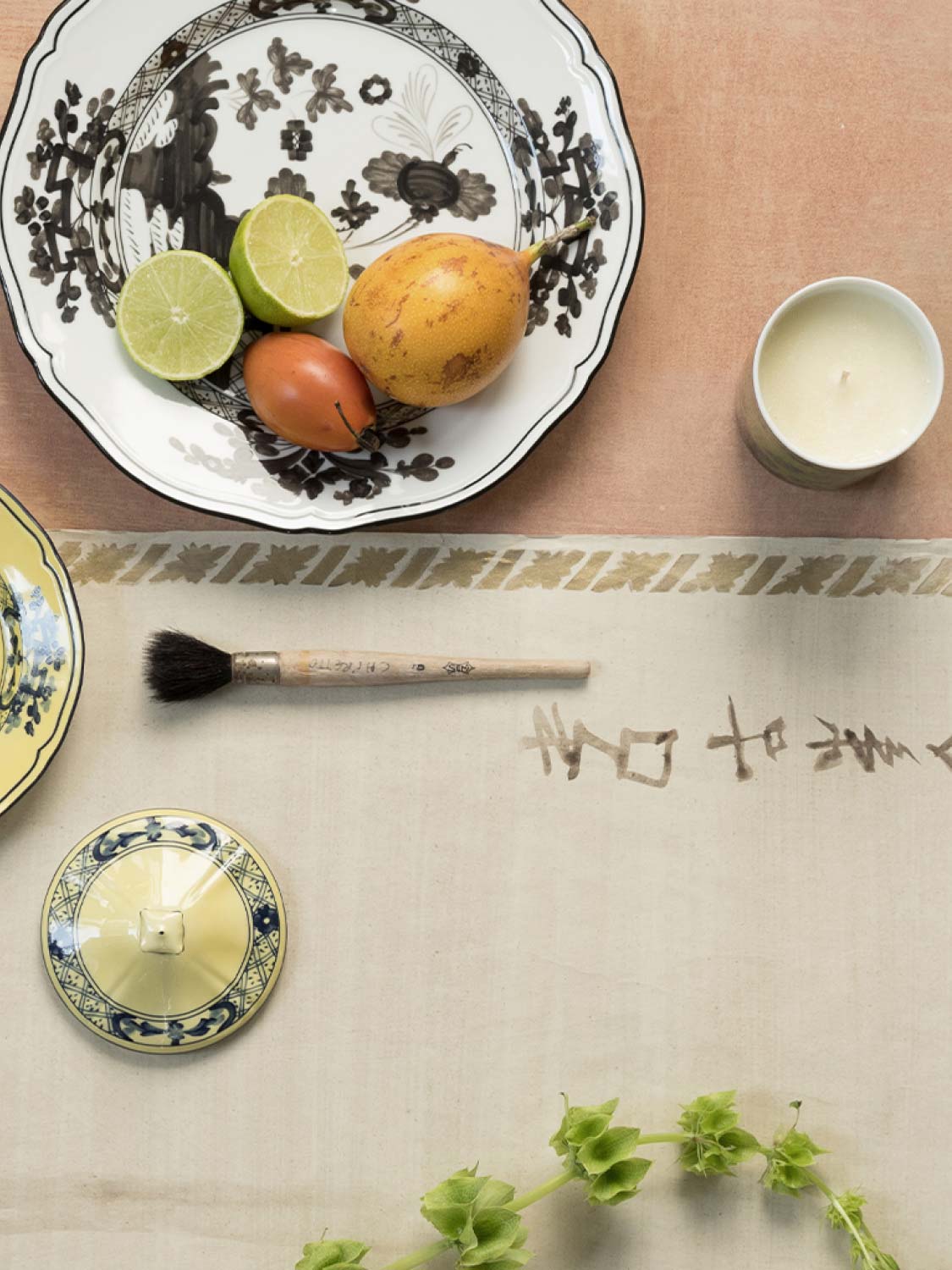 Ginori 1735 Candle Oriente Italiano Citrino