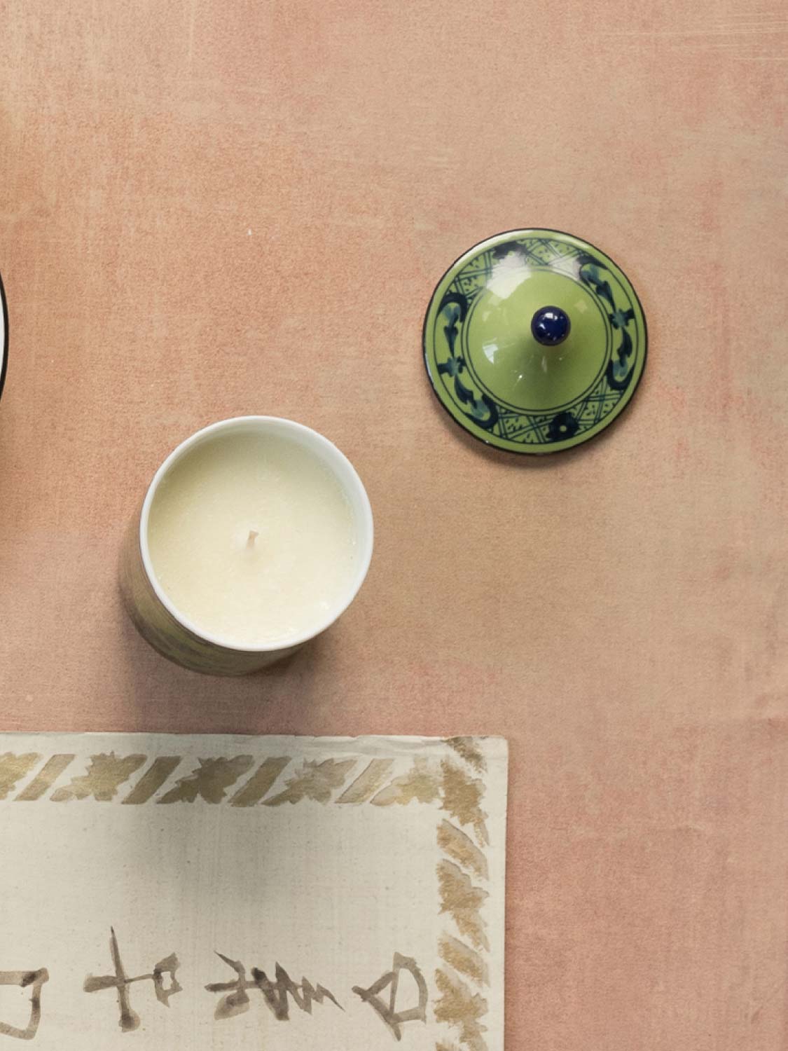 Κερί Ginori 1735 Porcelain Candle Oriente Italiano Malachite