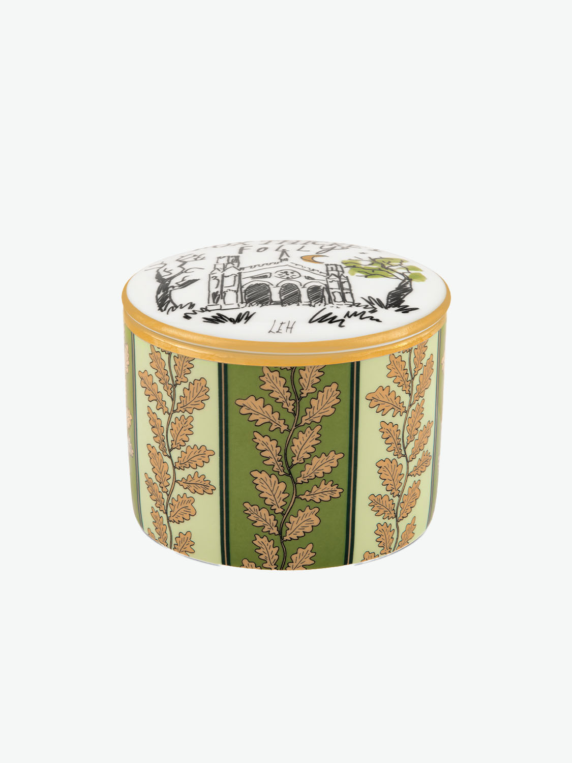 Richard Ginori Profumi Luchino Fox Thicket Folly Jewelry Box
