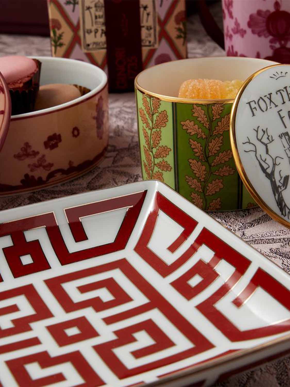 Richard Ginori Profumi Luchino Fox Thicket Folly Jewelry Box