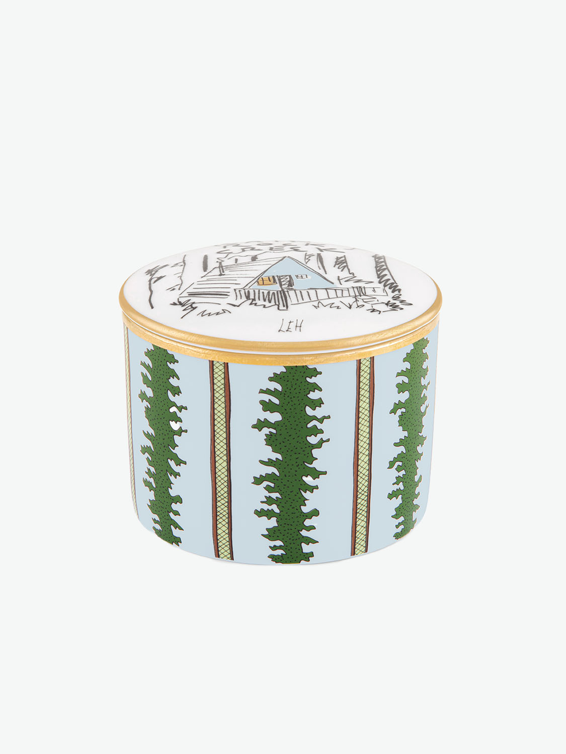 Ginori 1735 Profumi Luchino Rain Rock Creek Jewelry Box