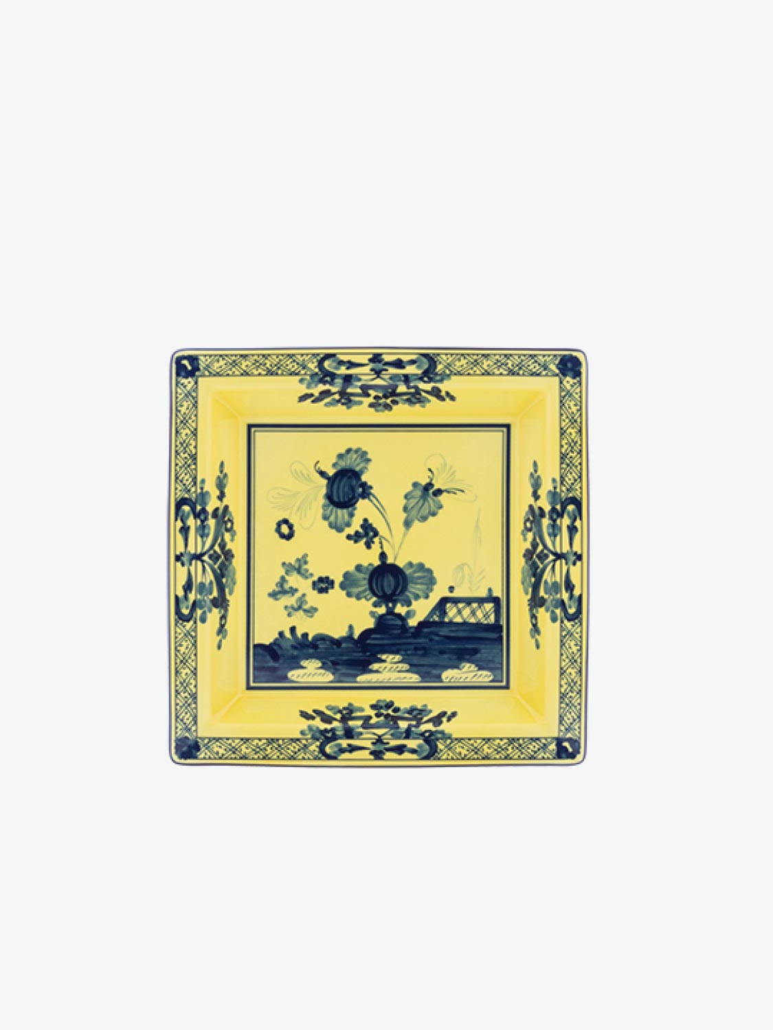 Ginori 1735 Large Squared Vide Poche Oriente Italiano Citrino