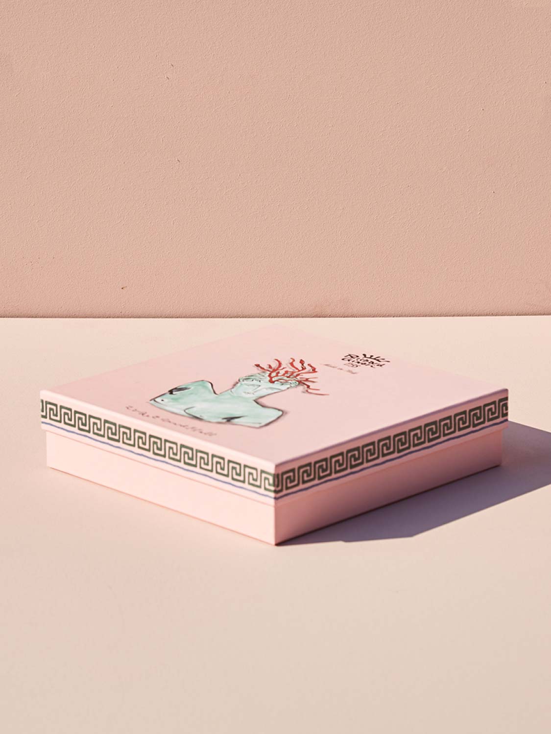 Ginori 1735 Large Squared Vide poche Pink | E