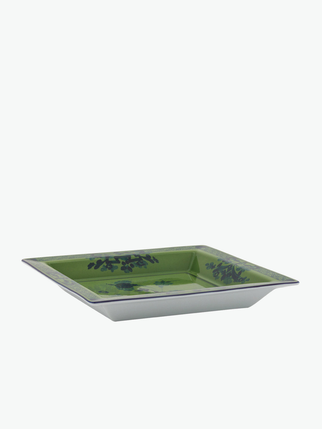 Ginori 1735 Large Squared Vide Poche Oriente Italiano Malachite