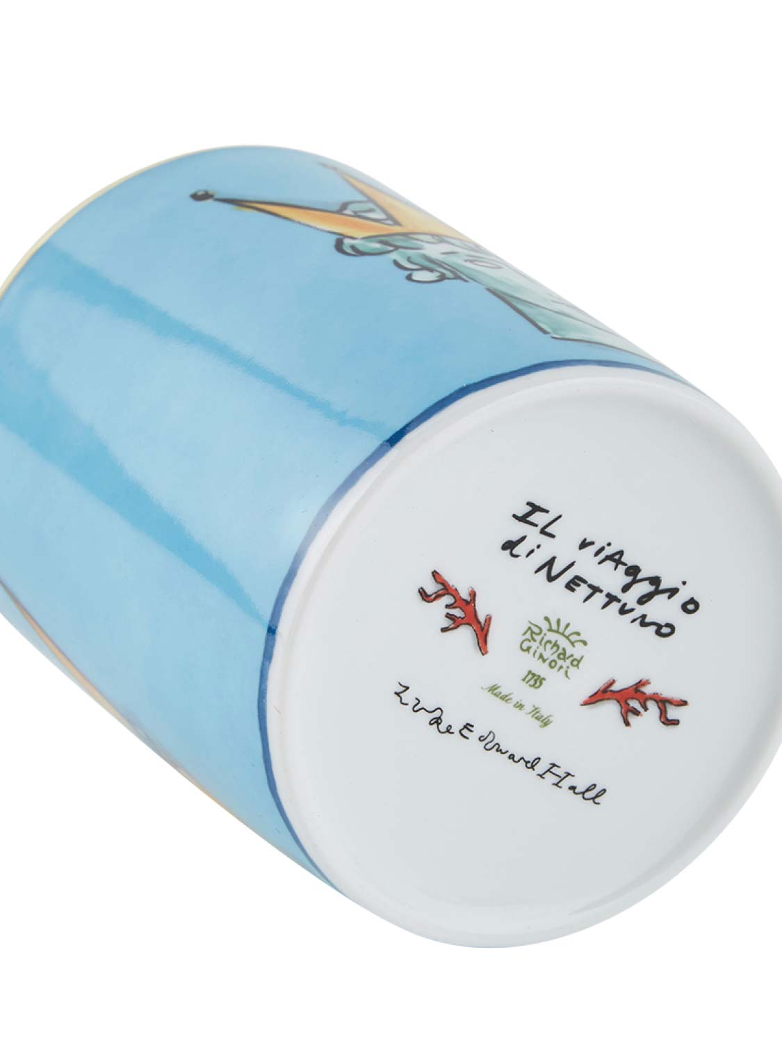 Ginori 1735 Mug Il Viaggio Di Nettuno Sea Blue