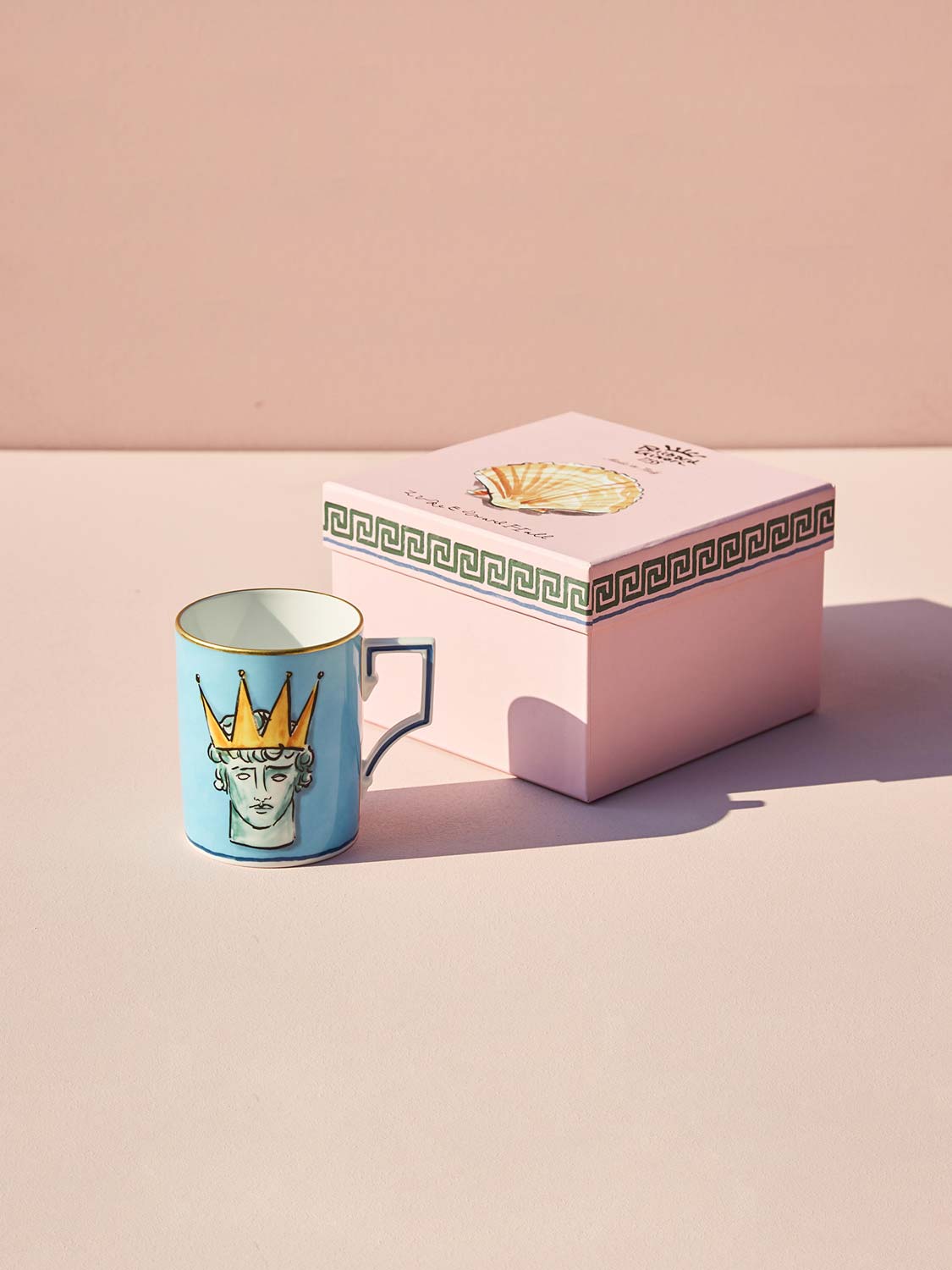 Ginori 1735 Mug Il Viaggio Di Nettuno Sea Blue