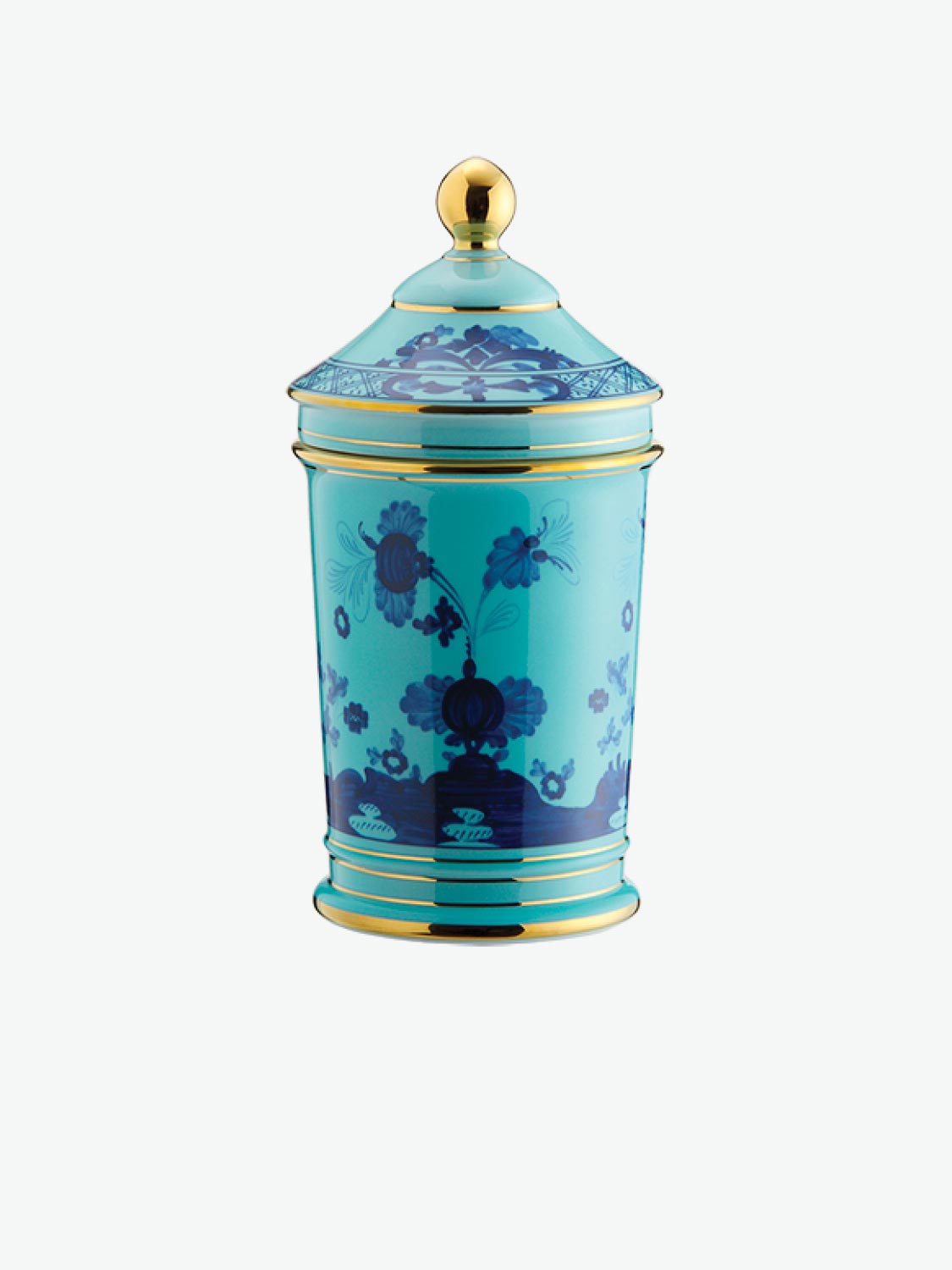 Ginori 1735 Porcelain Pharmacy Vase Oriente Italiano Iris