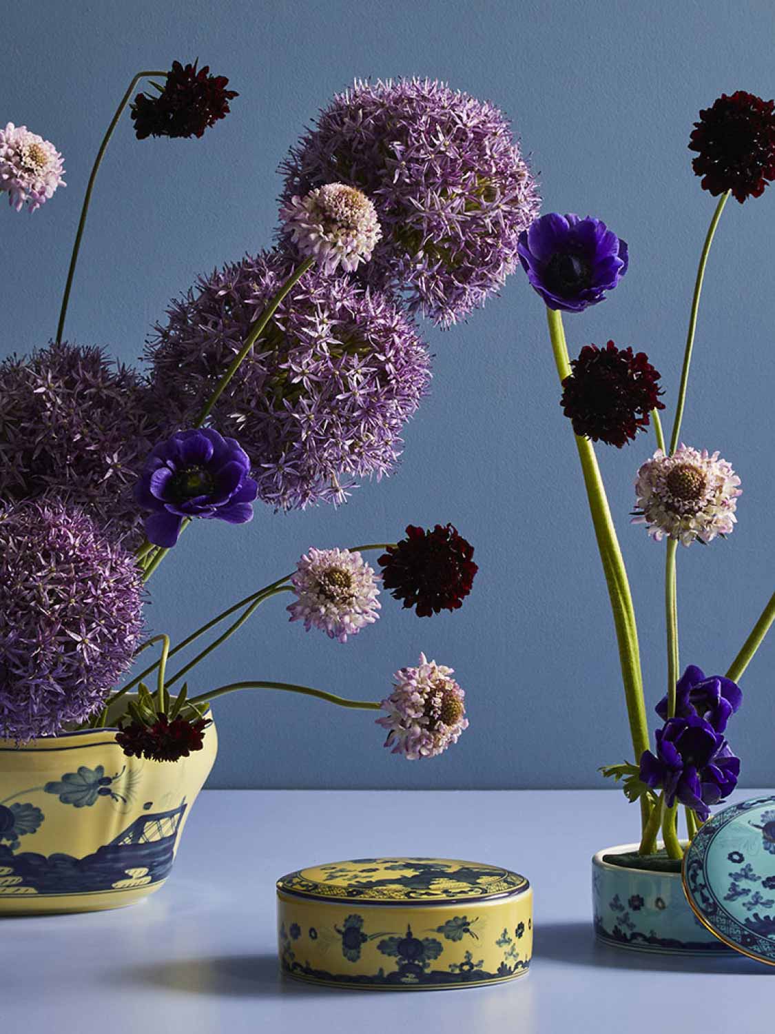 Ginori 1735 Round Box Oriente Italiano Citrino